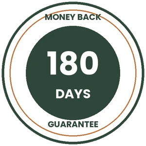 180-day money-back guarantee